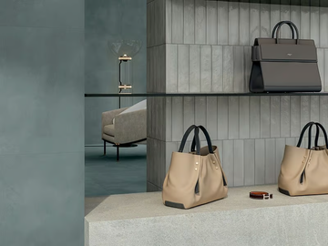 MULTIFORME ARGENTO BRICK - Porcelain stoneware wall tiles by Marca Corona - view 2